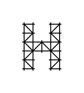 Logo ou pictogramme professionnel représentant une certification ou habilitation en sécurité des travaux en hauteur. Pourrait montrer un symbole de sécurité, un badge de certification, ou une représentation stylisée d'échafaudage correctement sécurisé, dans une palette de couleurs professionnelle (bleu, gris, blanc).